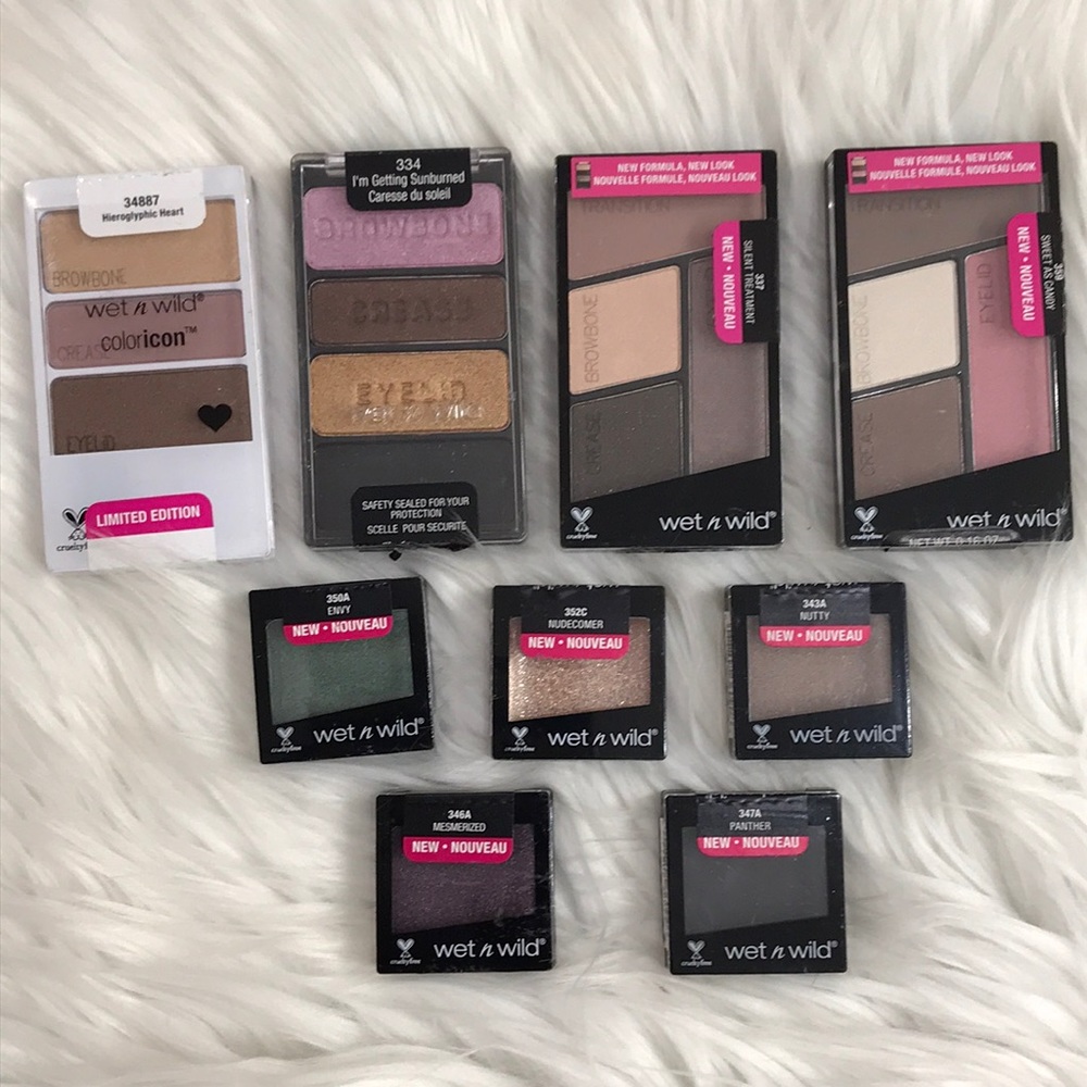 Bundle (9) Wet n’ Wild Shadows